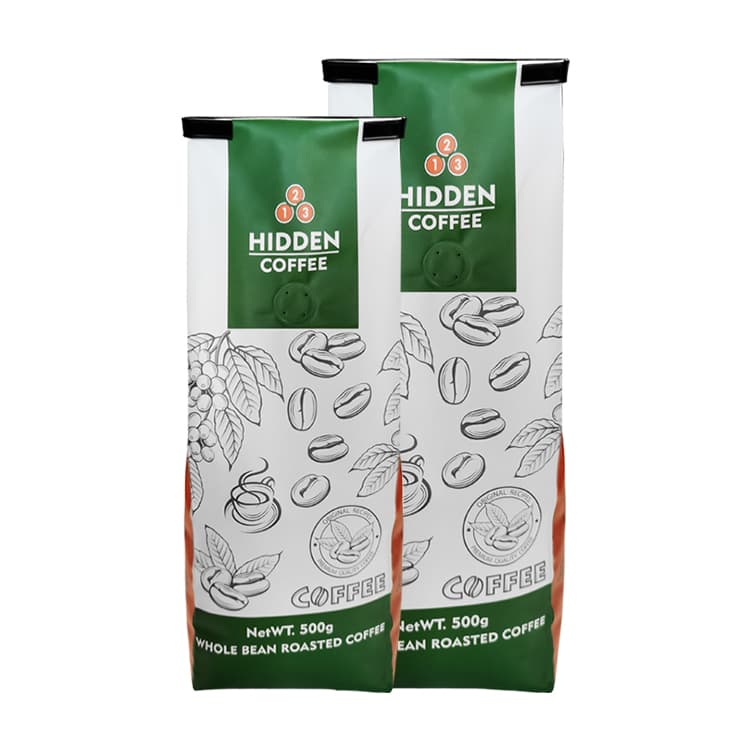 Digital Printed Side Gusset Coffee Pouch for 500g Beans – custom coffee packaging