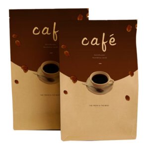 Custom Printed Recyclable Kraft Paper Coffee Bag